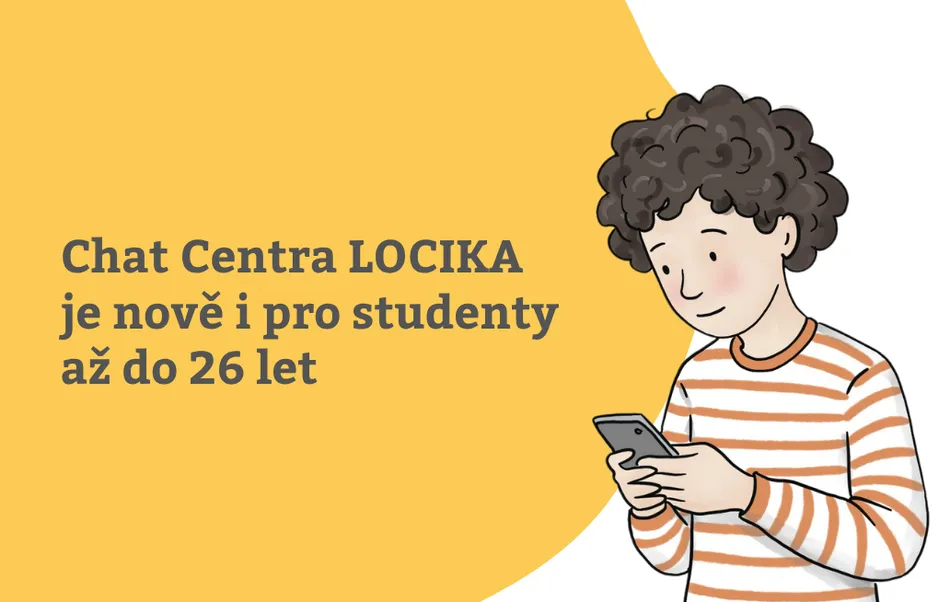 Chat Centra LOCIKA je nově i pro studenty až do 26 let